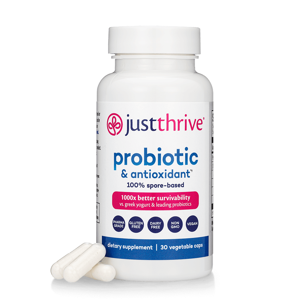 Gut Essentials Just Thrive Probiotic（90 Count） + Digestive Bitters（180 Count）